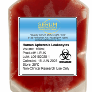 Human Peripheral Blood Leukopaks (Fresh)